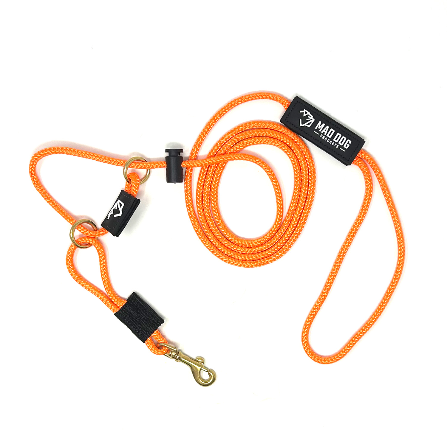 English Slip Leash / Safety Strap Combo Leash – Premium