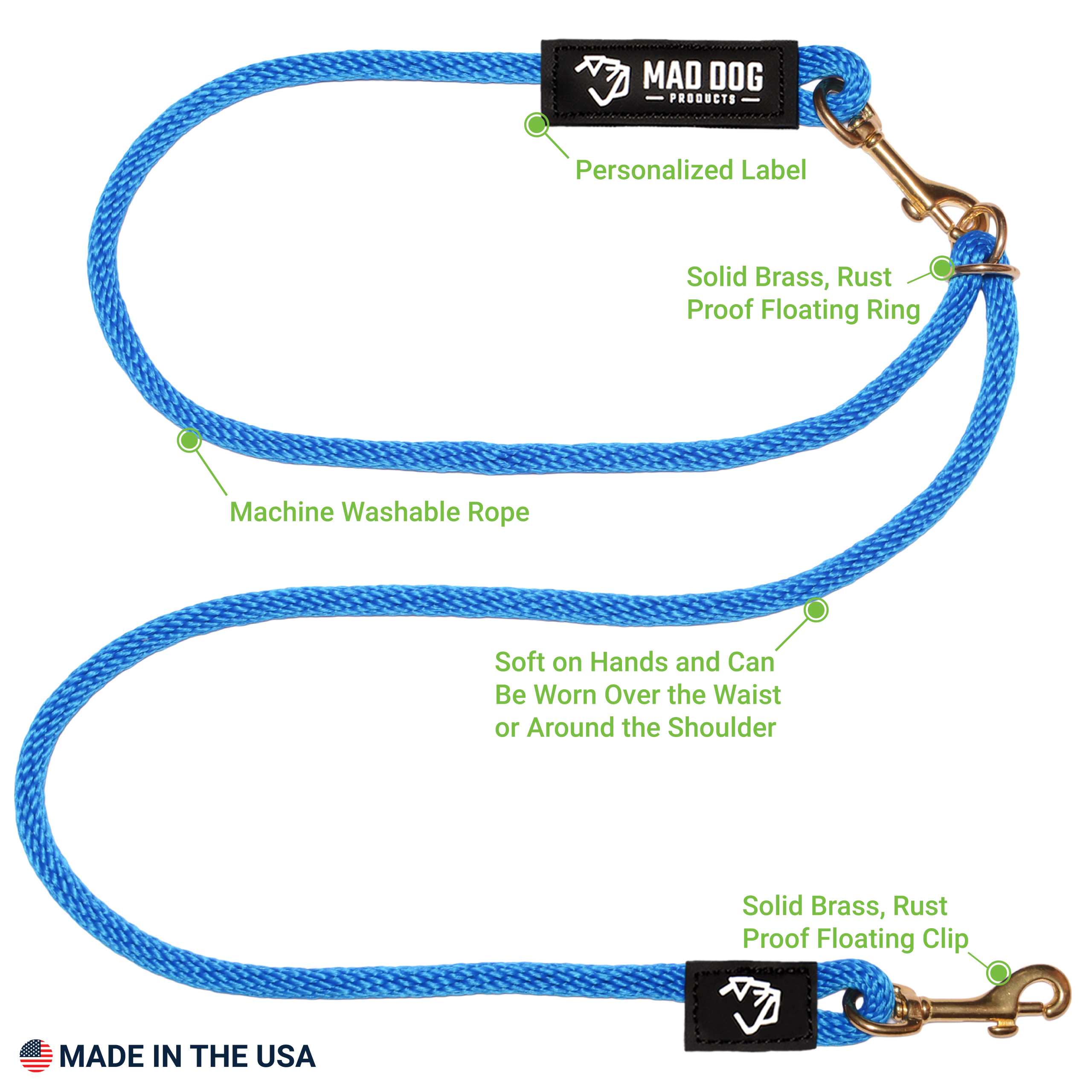 Hands Free Clip Leash A+2