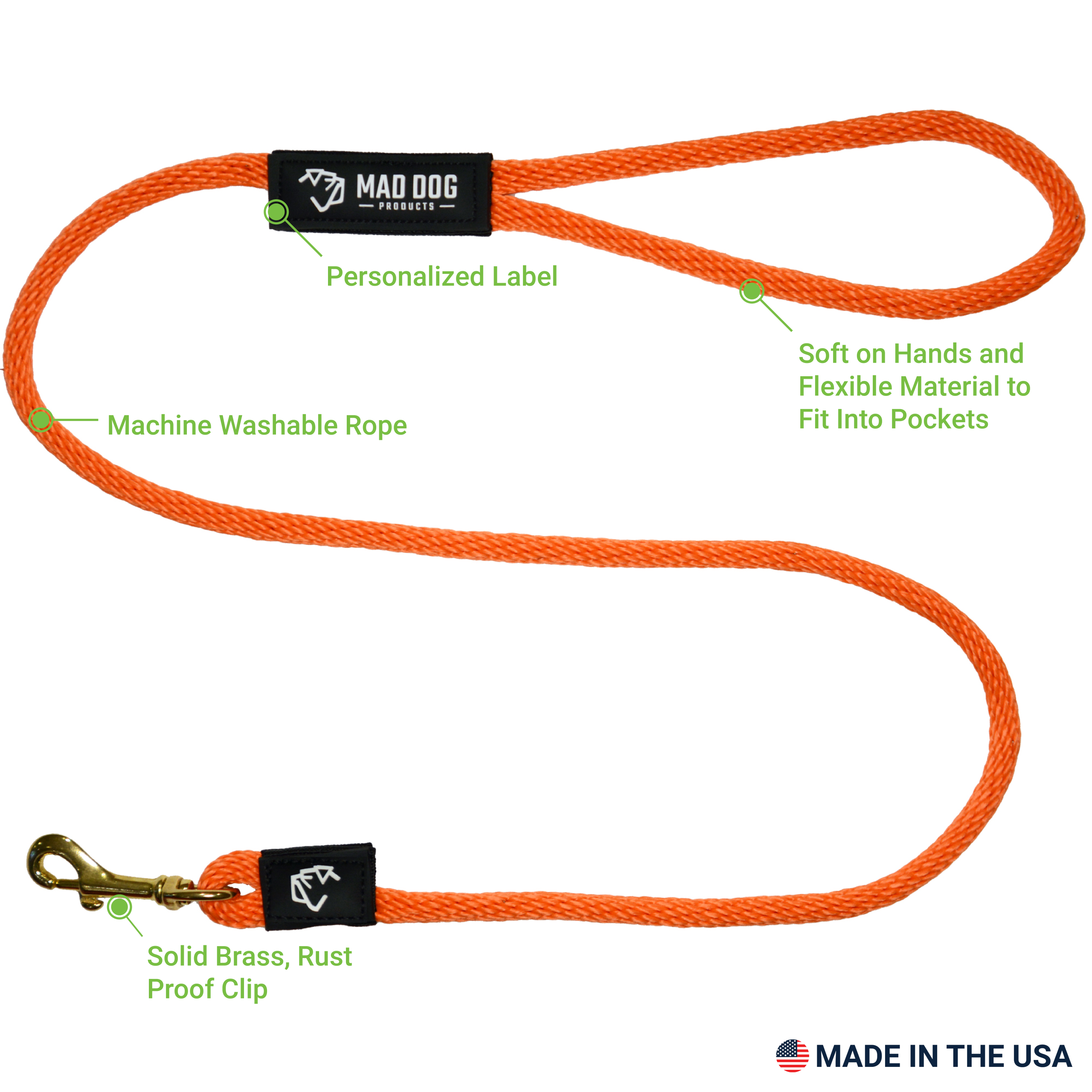 Standard Clip Leash A+2