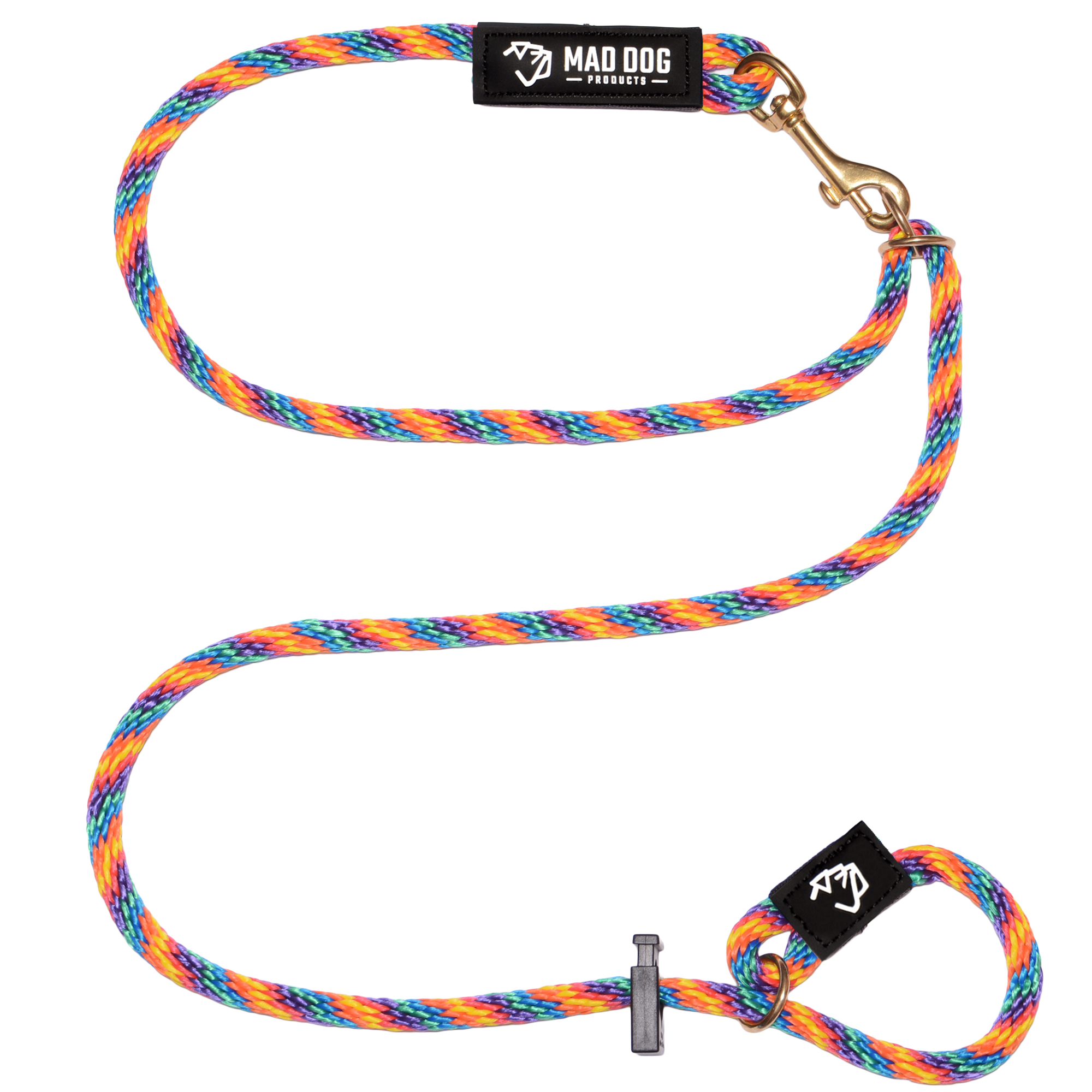 38 SB Hands Free Slip Rainbow Hands Free Slip Leash – Signature