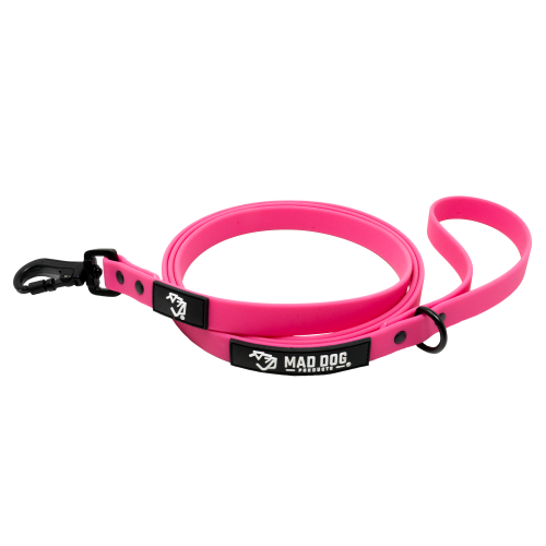 Biothane Dog Leash by Mad Dog Products – .75″ x 6 foot Clip Leash